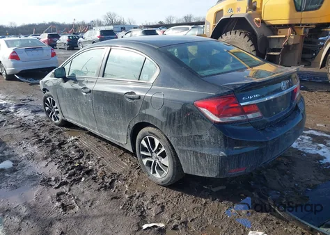 2014 Honda Civic Ex z USA, uszkodzony, nr VIN 19XFB2F86EE028641